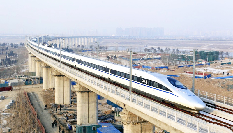 Taichengxi super large bridge of Fuzhou Xiamen high speed railway