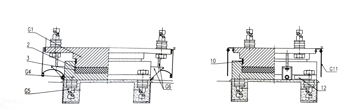 Rubber Pot Bearing For Railway