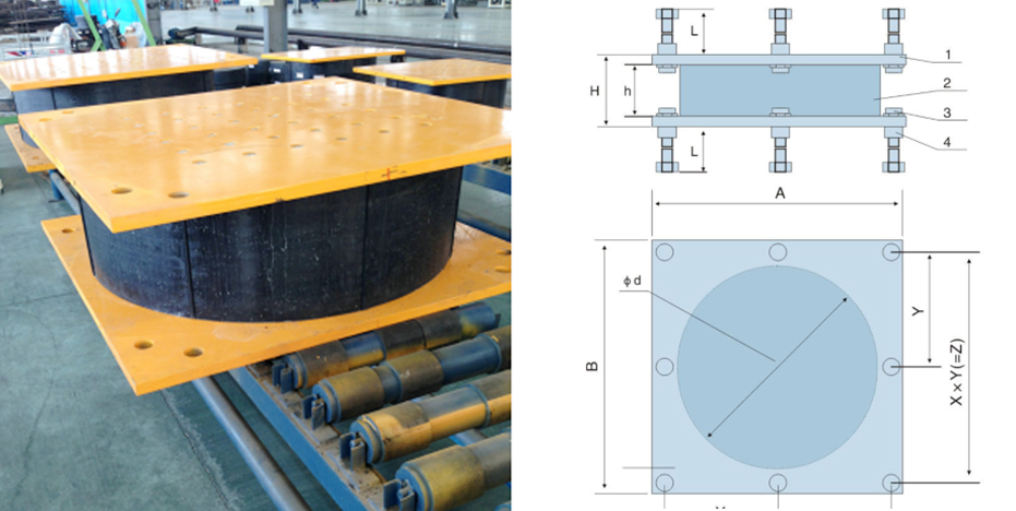 Lead Rubber Bearing For Bridge