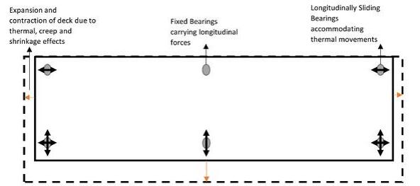 Bearing Arrangement for Curved Bridges