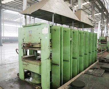 Large vulcanized machine