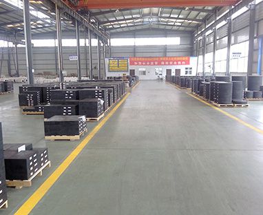 Storage of rubber bearing pads