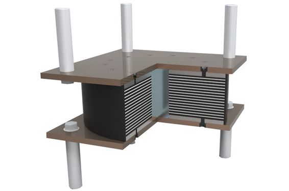 Structure Lead rubber bearing building seismic isolation